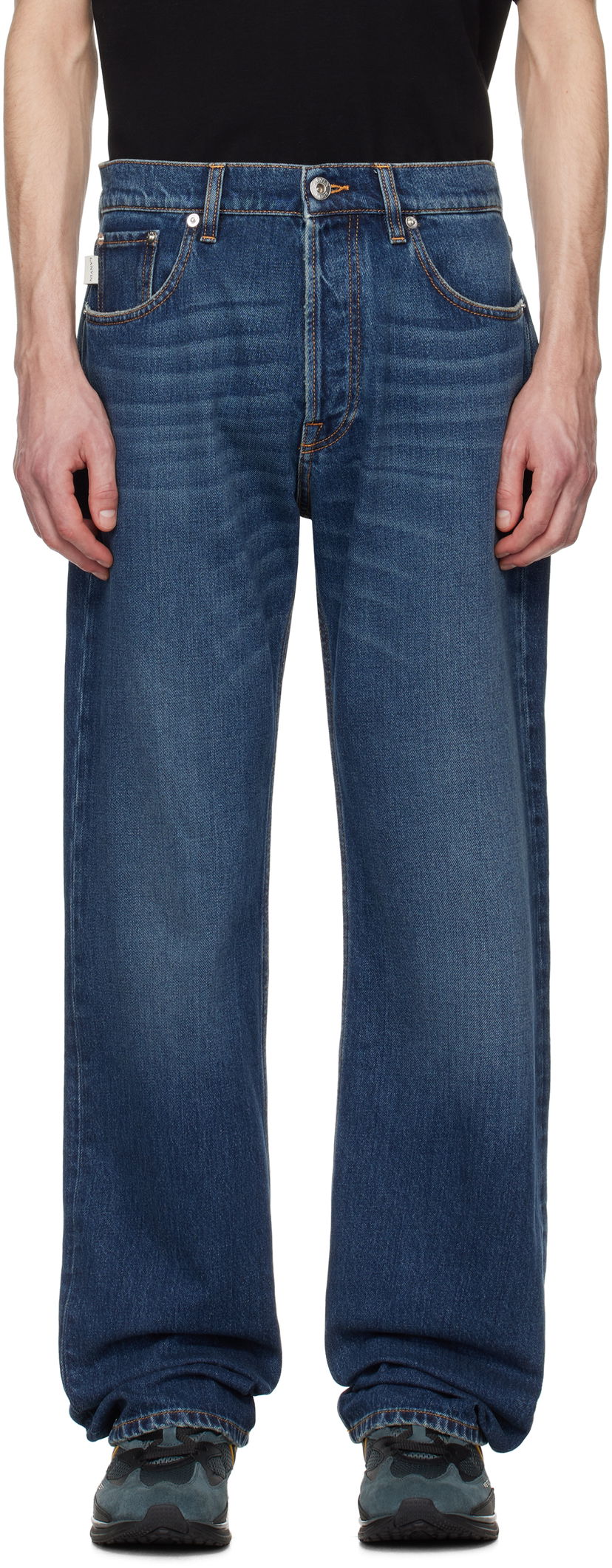 Jeans LANVIN Lanvin Straight-Leg Jeans Plava | RM-TR0147-D086-P25
