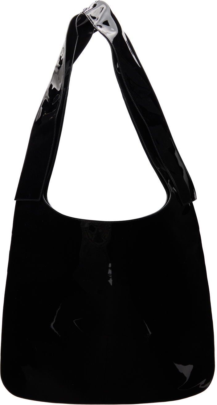 Ručna torbica We11done We11done Flat Shoulder Bag Crna | WD-AB3-22-479-U-BK