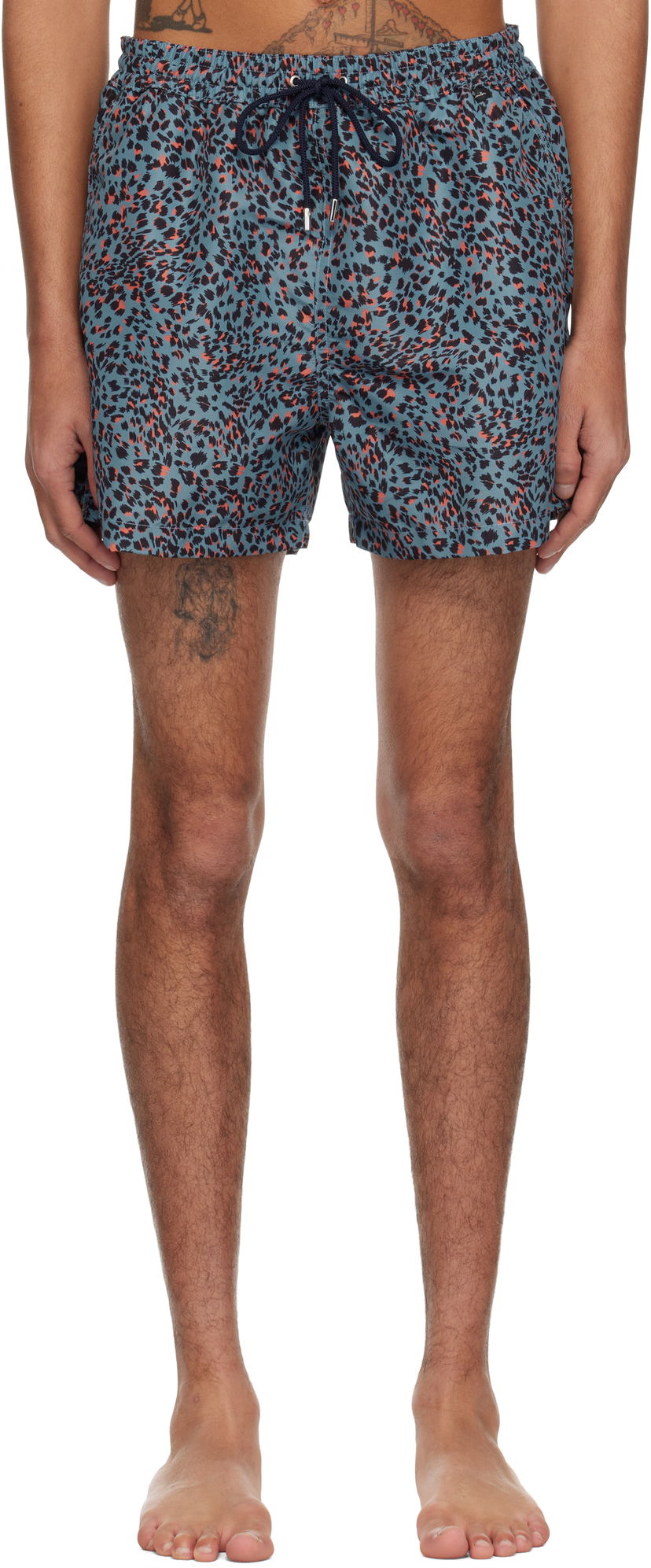 Kupaći kostimi Paul Smith Paul Smith Leopard Print Swim Shorts Plava | M1A-239B-P41564-44