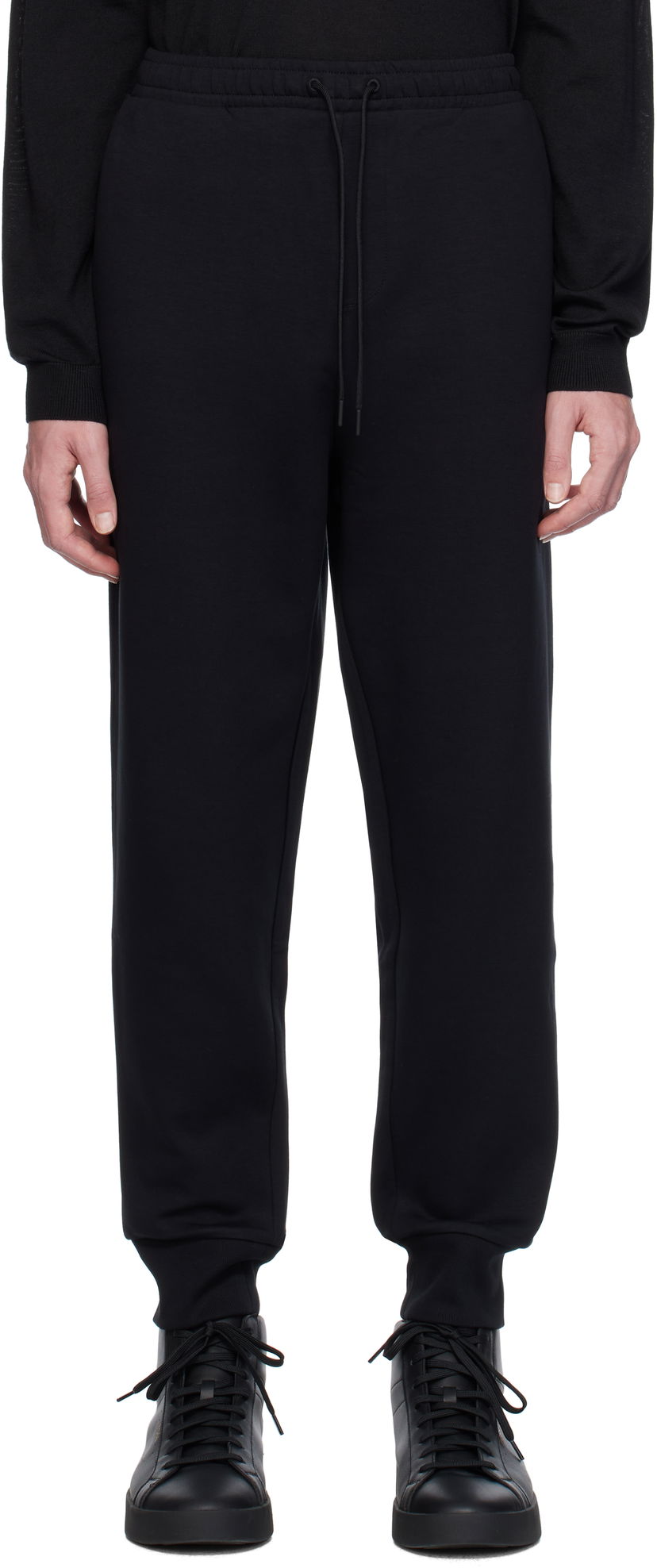 Trenirka BOSS Logo Print Track Pants Crna | 50506141