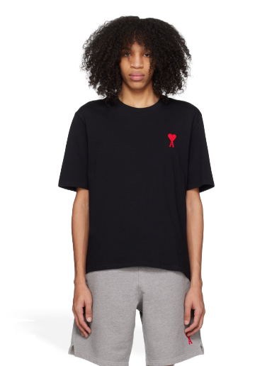 Majica kratkih rukava AMI T-Shirt Crna | UTS004.726