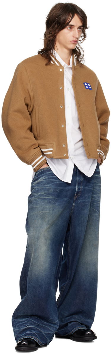Bomber jakna ADER ERROR TRS Tag Varsity Bomber Jacket Smeđa | BM42FYJK0504CM, 3