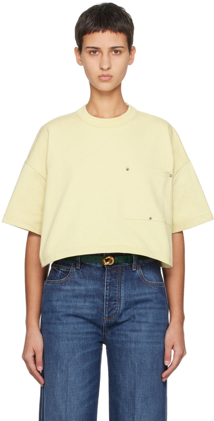 Majica kratkih rukava Bottega Veneta Relaxed T-Shirt Žuta | 777597 VKLZ0