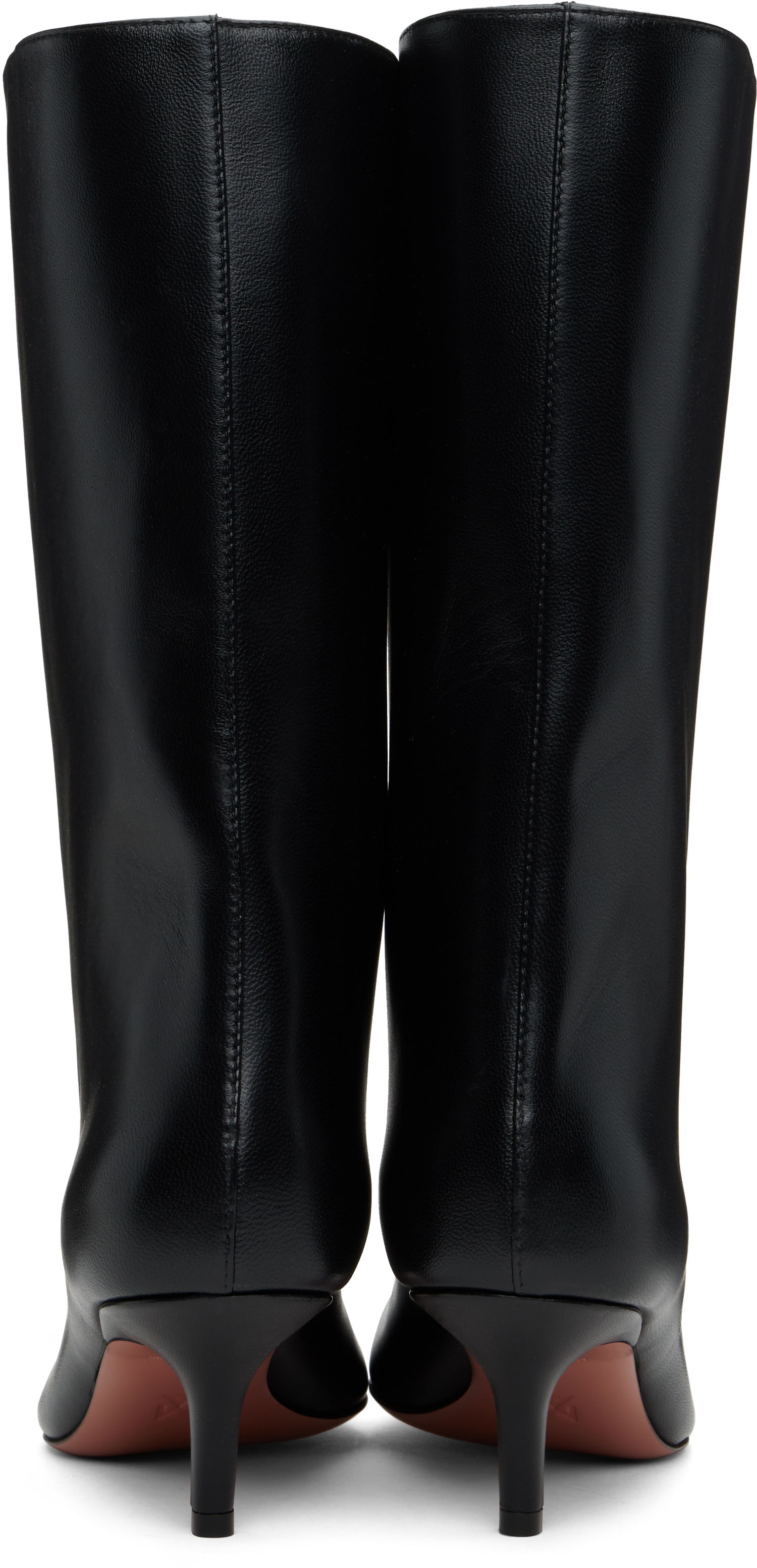 Njega cipela Amina Muaddi Amina Muaddi Fiona 60 Kitten Heel Boots Crna | FIONA BOOT NAPPA, 1