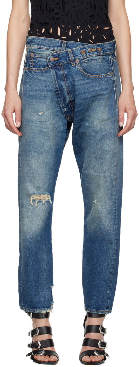 Jeans R13 R13 Crossover Jeans Plava | R13W2048 D216C