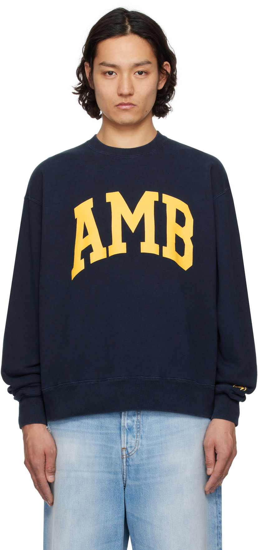 Dukserice Ambush AMBUSH 'AMB' Graphic Sweatshirt Tamnoplava | 12115332