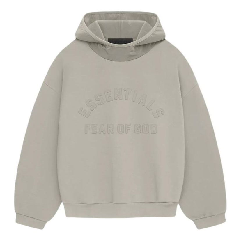 Dukserice Fear of God Essentials Nylon Fleece Hoodie Siva | 202SP244315F