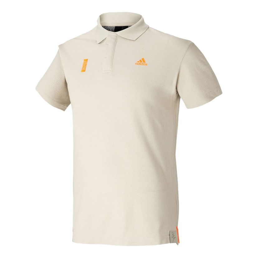 Polo majica adidas Originals Sports Short Sleeve Polo Bež | FT2756