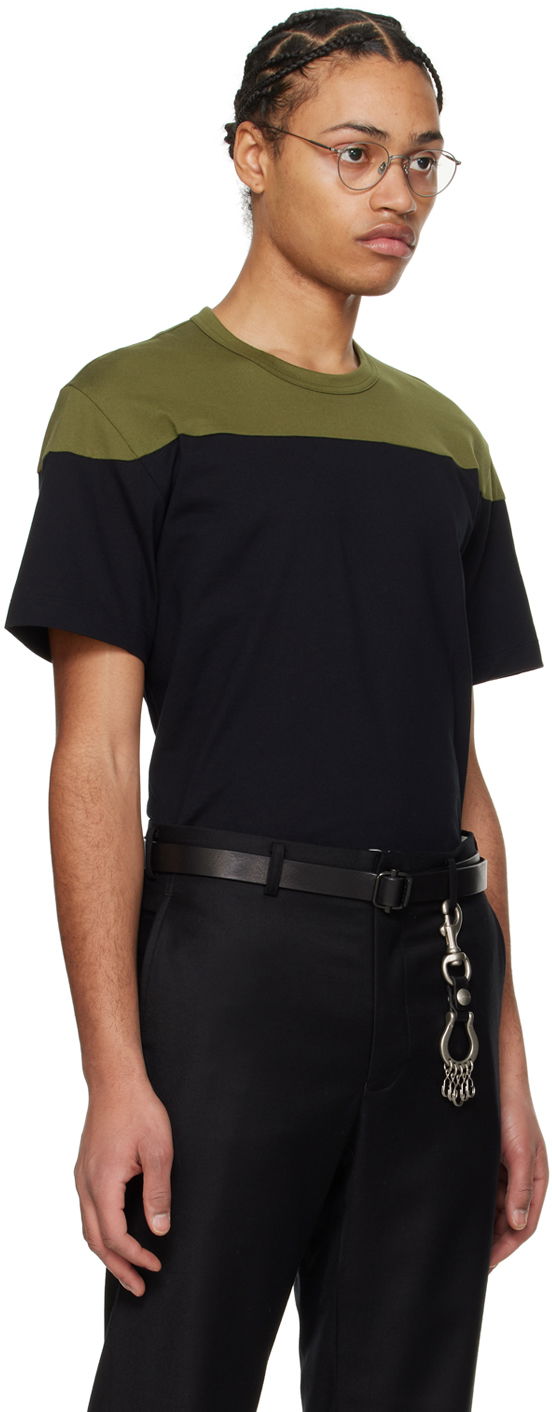 Majica kratkih rukava Comme des Garçons Homme Deux Paneled T-Shirt Zelena | DM-T014-051, 1