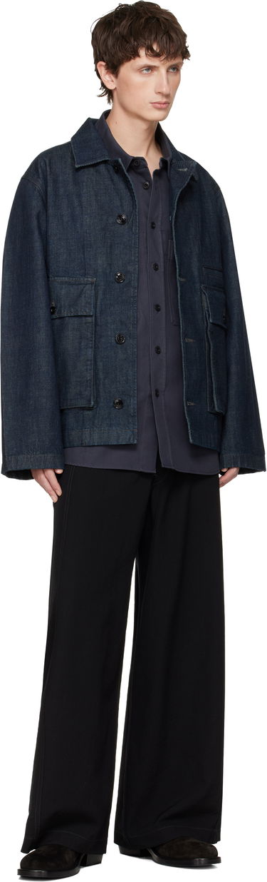 Jakna LEMAIRE Boxy Denim Jacket Plava | OW1198 LD1056, 3