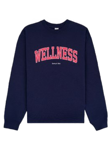 Dukserice Sporty & Rich Wellness Ivy Crewneck Tamnoplava | CR662NA
