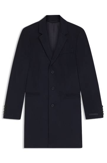Kaputi BOSS BECKHAM slim-fit coat in wool and cashmere Crna | 50554924