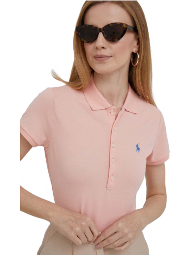 Polo majica Polo by Ralph Lauren Logo Embroidered Polo Shirt Narančasta | 211870236