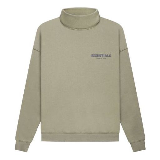 Džemper Fear of God Essentials Pullover Mock Neck Sweatshirt Zelena | FOG-FW21-010