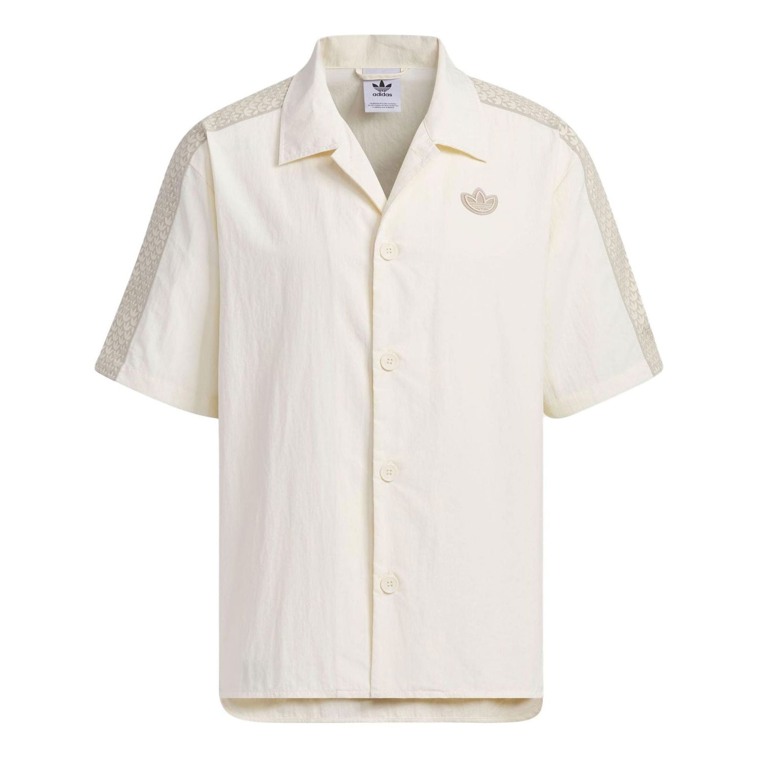 Košulja adidas Originals Monogram Short Sleeve Shirt Bijela | IN1032, 0