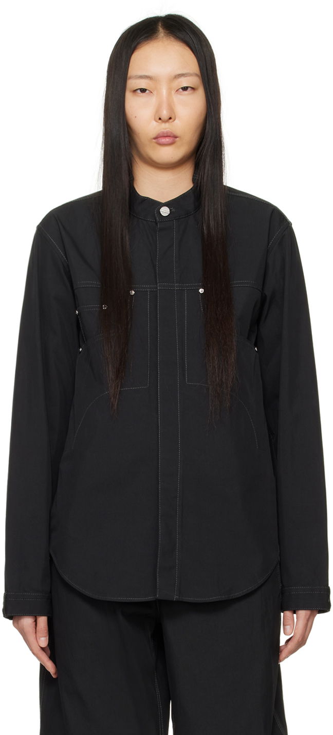 Košulja Dion Lee Rivet Denim Jacket Crna | C5040PS24