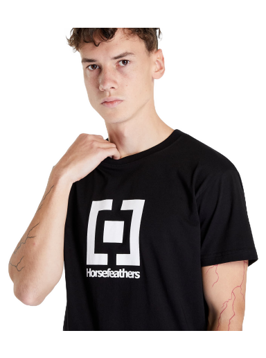 Majica kratkih rukava Horsefeathers Base T-Shirt Crna | SM949A