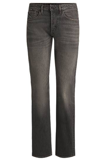 Jeans BOSS Stretch Denim Jeans Siva | 50524680