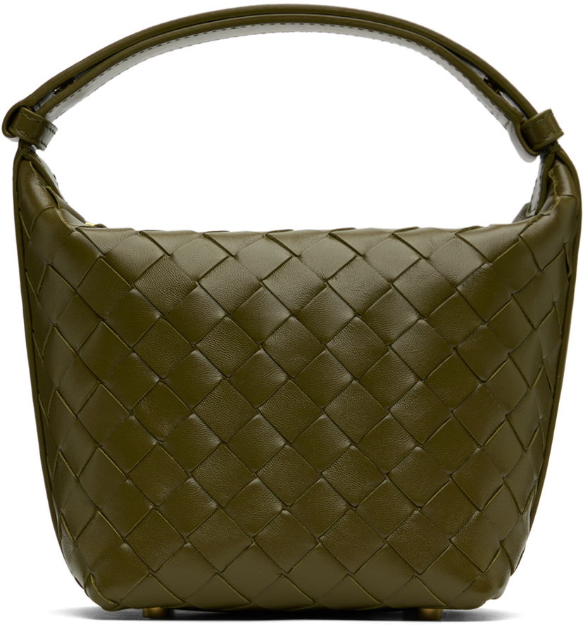 Ručna torbica Bottega Veneta Candy Wallace Bag Zelena | 776781 V3IV1