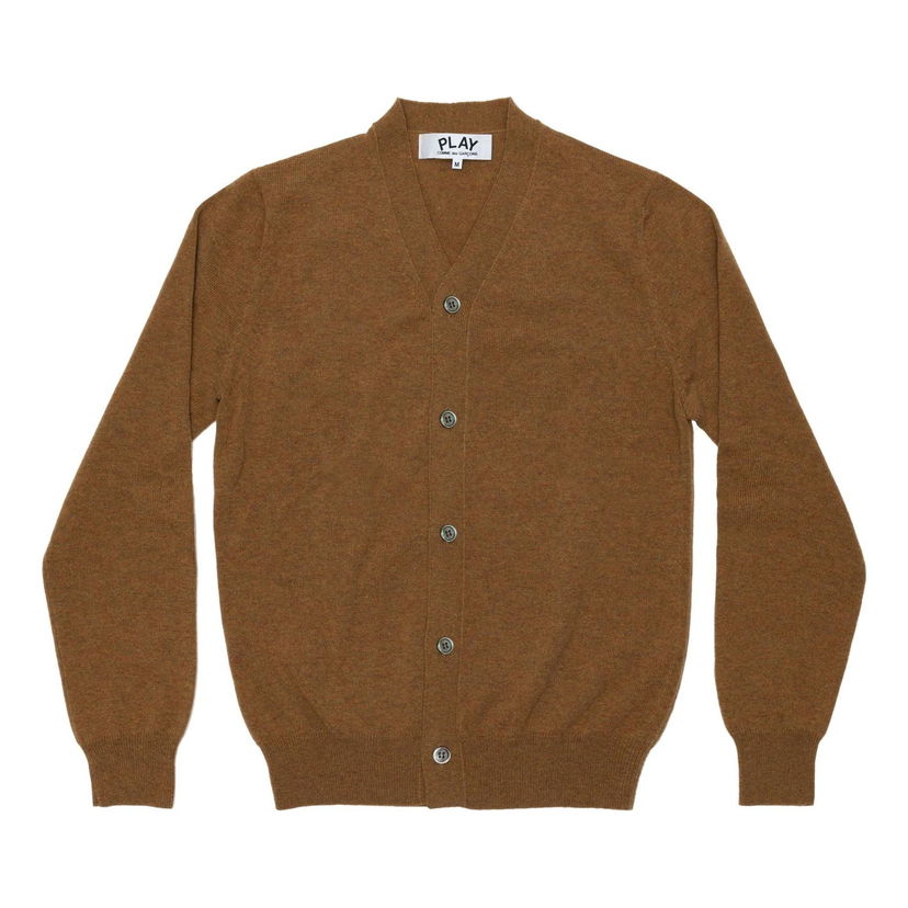 Džemper Comme des Garçons PLAY Cardigan Pastel Series Smeđa | AZ-N092-051-3