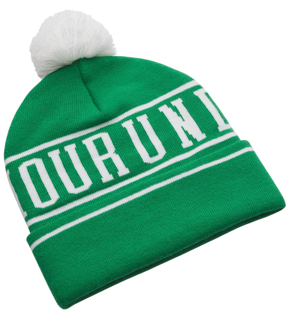 Kapica Under Armour Halftime Pom Beanie Zelena | 1386634-305, 1