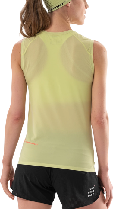 Majica bez rukava Compressport Compressport Trail Racing Tank Top Žuta | atsw3856-atsw3856042, 1