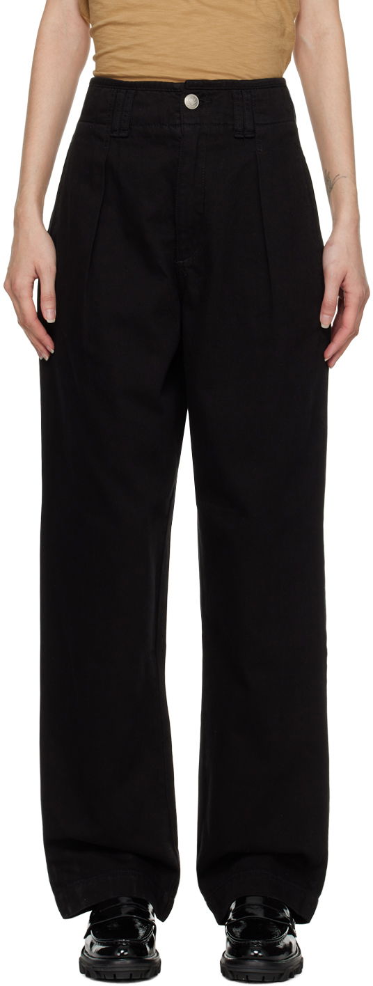Hlače rag & bone rag & bone Pleated Trousers Crna | WDD22H2933F2BL