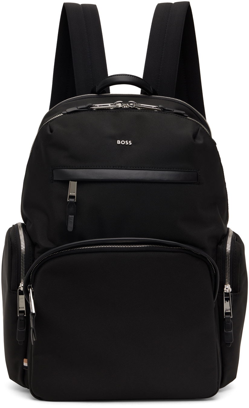 Ruksak BOSS Canvas Backpack Crna | 50536485