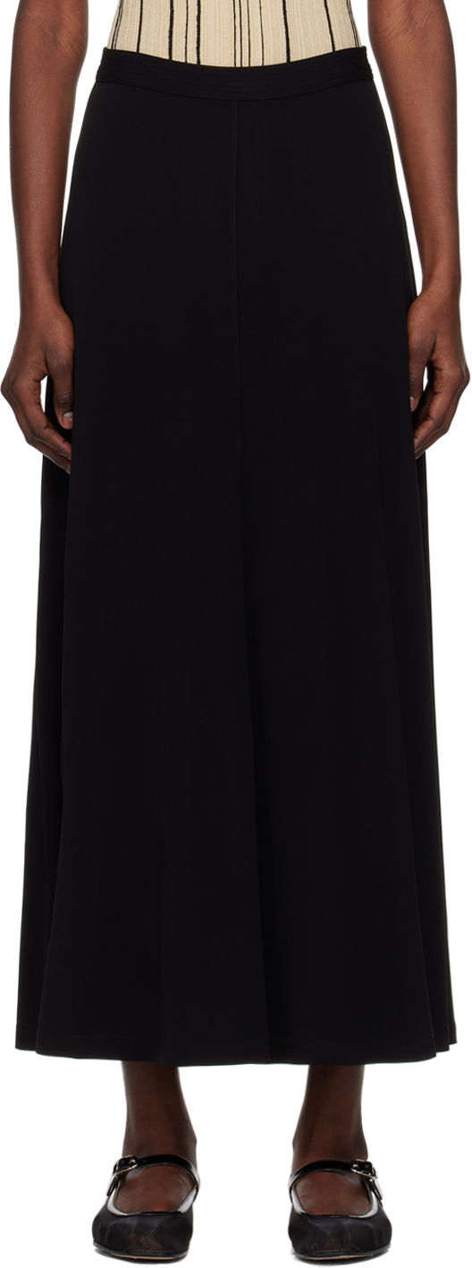 Suknja TOTEME TOTEME Fluid Maxi Skirt Crna | 242-WRB1678-FB0162