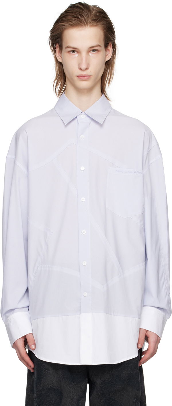 Košulja Feng Chen Wang Feng Chen Wang Patchwork Shirt Ljubičasta | FMS17SR07