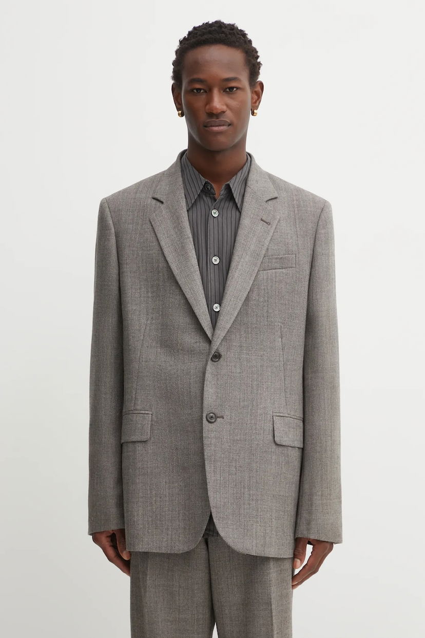 Jakna OUR LEGACY Our Legacy Ceremony Wool Blazer Siva | M4250CB