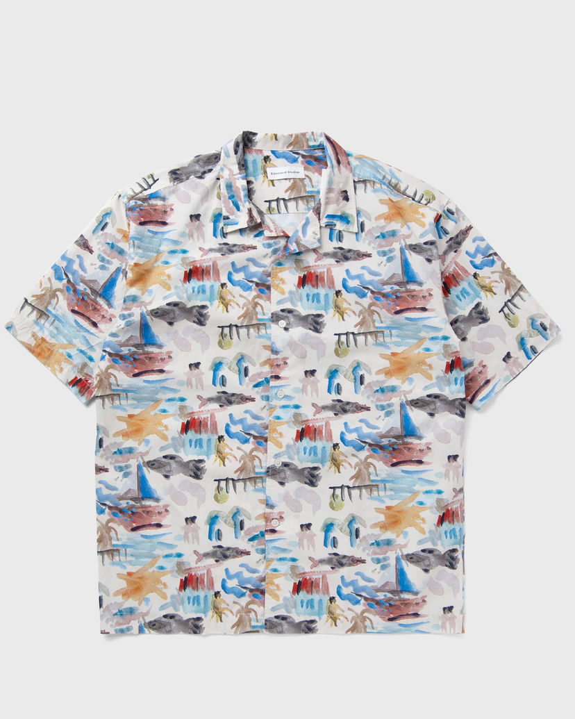 Košulja Edmmond Studios Holidays Print Short Sleeve Shirt Višebojno | 125-10-19010