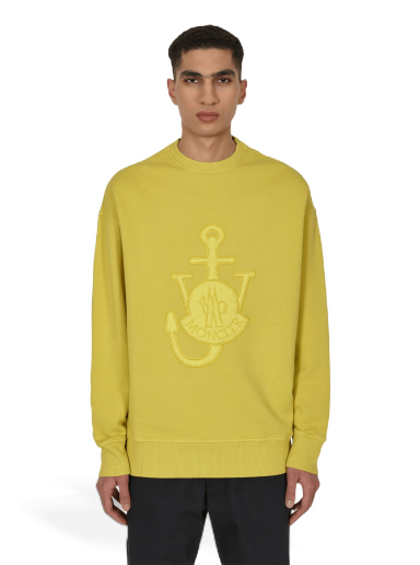 Dukserice Moncler x JW Anderson Logo Crewneck Sweatshirt Žuta | H209E8G00008 112