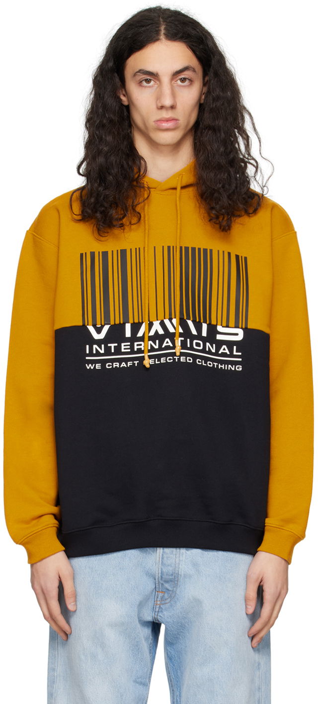 Dukserice VETEMENTS VTMNTS International Graphic Print Hoodie Žuta | VL16HD600M