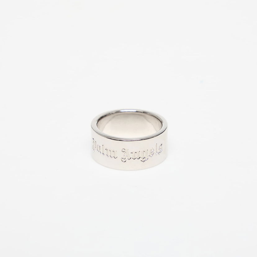 Prsten Palm Angels Classic Logo Band Ring Silver/ Silver 60 Metalik | PMOC028S25MAT0017272