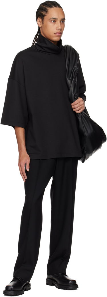 Džemper Fear of God Fear of God High Neck Short Sleeve Sweatshirt Crna | FGE250-519VIS, 3