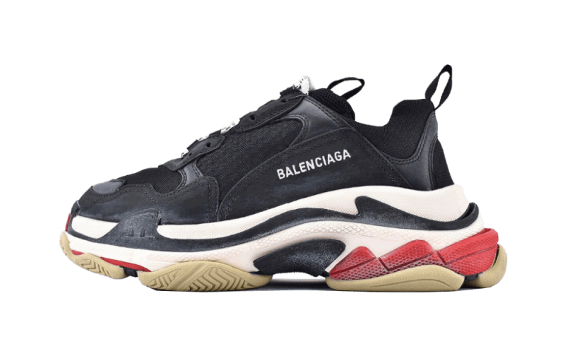 Tenisice i cipele Balenciaga Triple S Sneaker "Black Red" Crna | 533882W09OM1000, 0