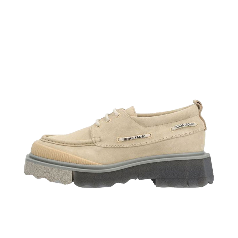 Tenisice i cipele Off-White Boat Shoe Beige Bež | OMIG006S23.LEA002.6161