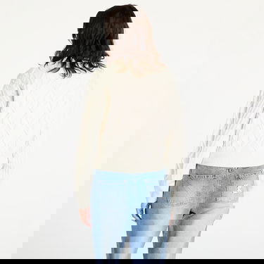 Džemper Wrangler Cable Knit Sweater Worn White Bijela | 112356472, 2