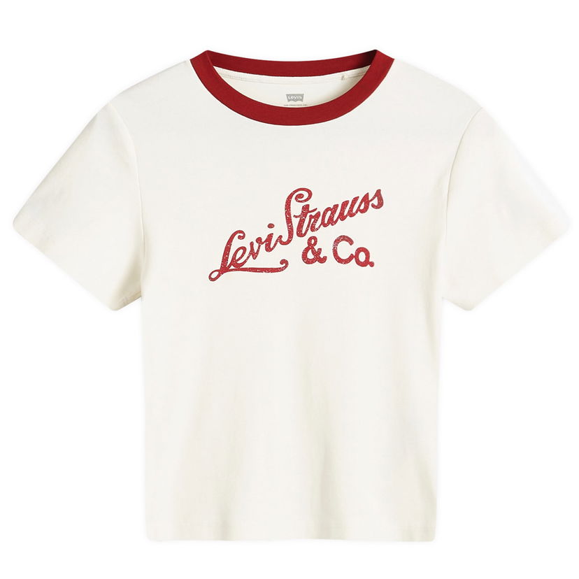 Majica kratkih rukava Levi's Women's Logo Graphic T-Shirt in White, Size X-Small | END. Clothing Bijela | A8798-0023