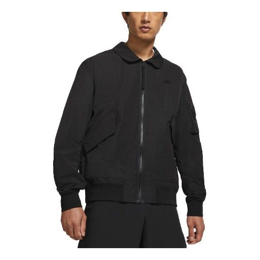 Bomber jakna Nike Sportswear Woven Lapel Jacket Crna | CZ9895-010
