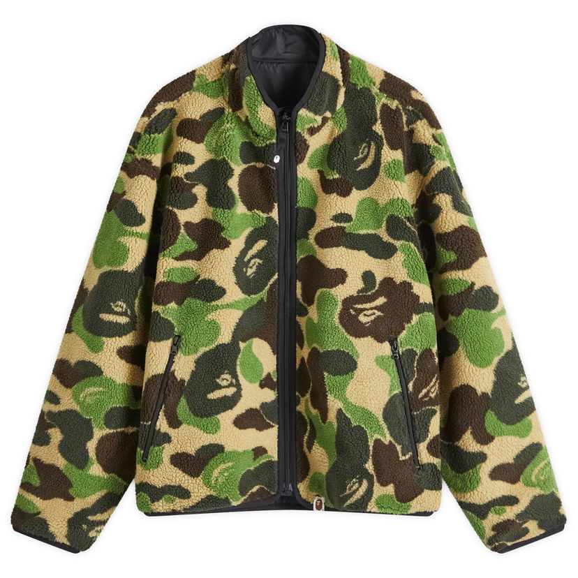 Jakna BAPE Reversible Camo Boa Jacket Zelena | 001LJK801010M-GRN