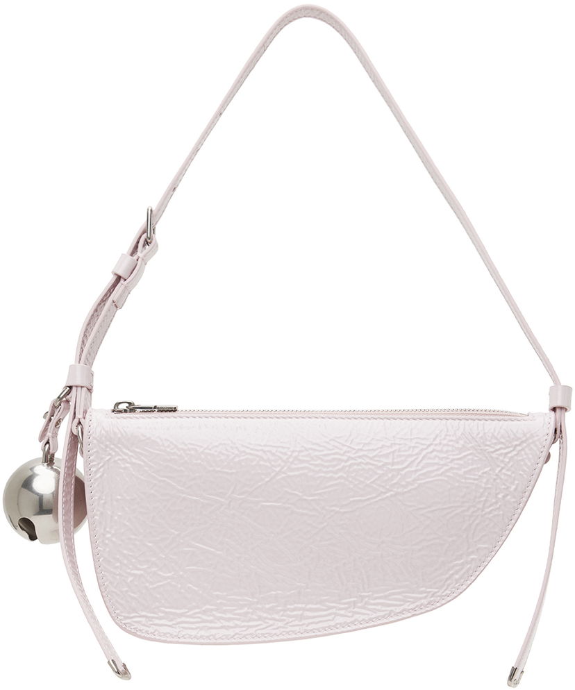 Torba za rame Burberry Mini Crescent Shoulder Bag Ružičasta | 8081655