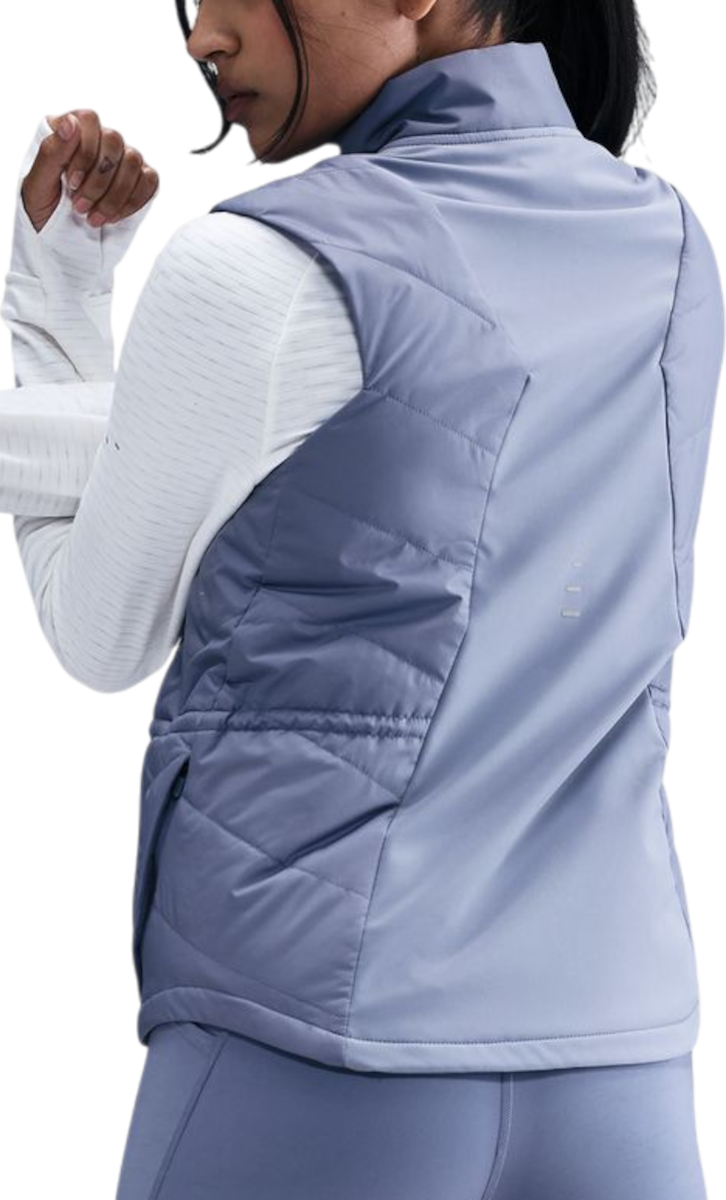Prsluk Nike Swift Quilted Full-Zip Running Vest Plava | hv2655-499, 1