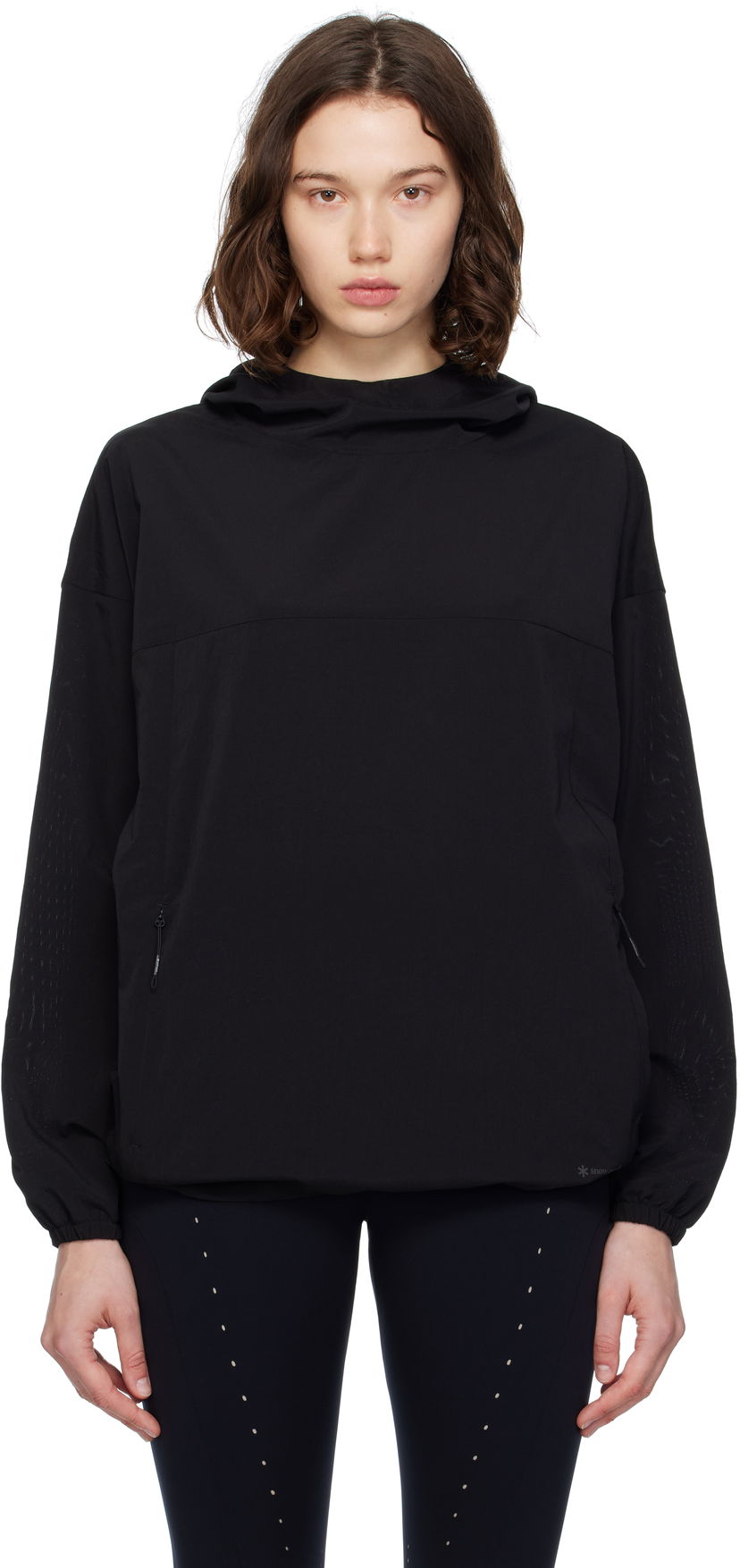 Vjetrovka Snow Peak Snow Peak Breathable Quick Dry Anorak Crna | JK-25SU015