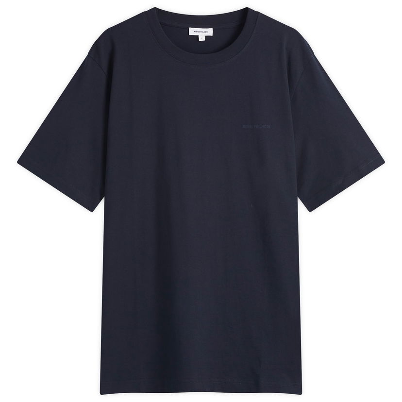 Majica kratkih rukava NORSE PROJECTS Johannes Logo Print T-Shirt, Size Large Tamnoplava | N01-0684-7004