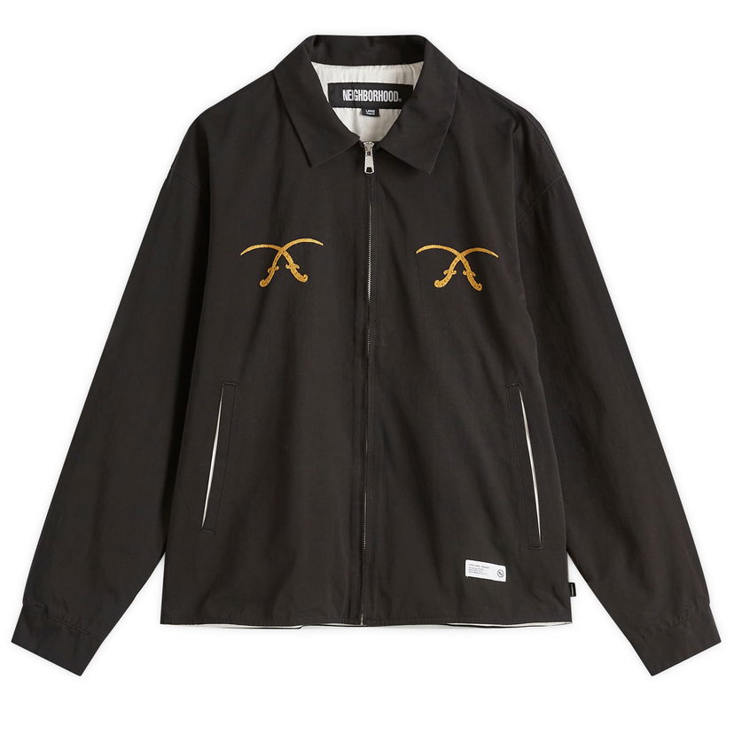 Jakna Neighborhood Souvenir Jacket, Size Large Crna | 251UTNH-JKM03-BLK
