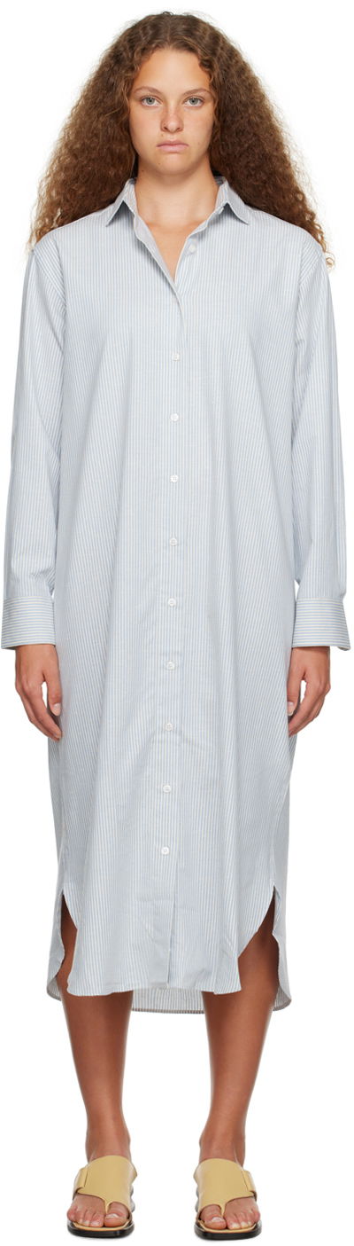 Haljina Baserange Ole Midi Shirt Dress Plava | DROL-OC-000