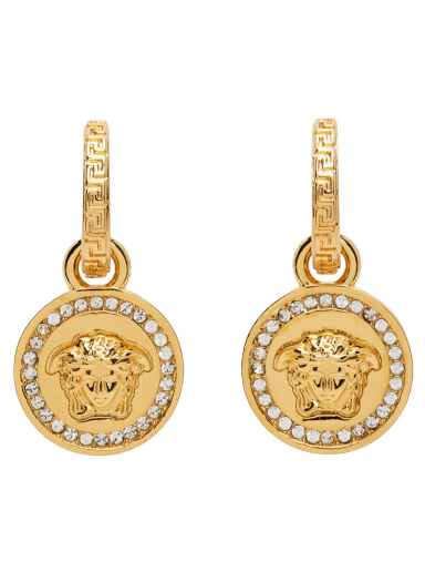 Naušnice Versace Medusa Earrings Bež | DG2D748_DJMX