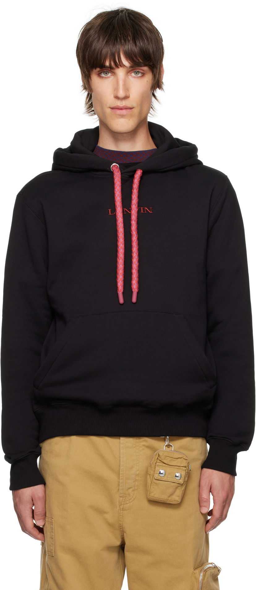 Dukserice LANVIN Tubular Curb Hoodie Crna | RM-HO0001-J155-H24